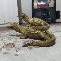مجسمه های برنزی خارجی تمساح