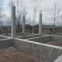 بنایی ، بلوک و سفال چینی ، کندن پی و ساخت سپتینگ