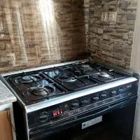 گاز آدرل اصل ۵ شعله فر دار مشکی تمیز