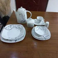 سرویس غذاخوری چینی ۱۲ نفره ۱۰۱پارچه چینی پارس|ظروف سرو و پذیرایی|تهران, استاد معین|دیوار