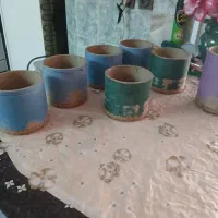گلدان کلی وچوبی