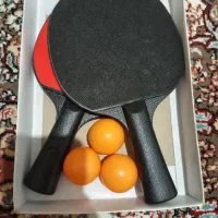 راکت پینگ پنگ به همراه 9 توپ اضافی
