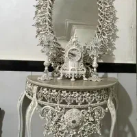دو عدد آینه کنسول آلیاژ|بوفه، ویترین، کنسول|ارومیه, |دیوار