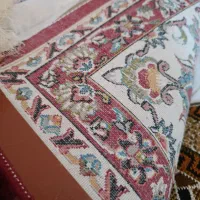قالی ماشینی خشتی۳عدد طرح دست بافت|فرش|لاران, |دیوار