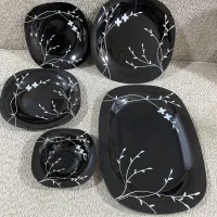 سرویس غذا خوری همراه با کارد میوه خوری|ظروف سرو و پذیرایی|مبارکه, |دیوار