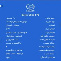 delta click 170|موتورسیکلت|رشت, نظری|دیوار