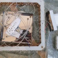 لوستر|لوستر و چراغ آویز|شیروان (خراسان), |دیوار