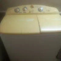 ماشین لباسشویی دو قلو فقط یک در شکسته
