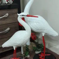 مجسمه سیمانی لک لک