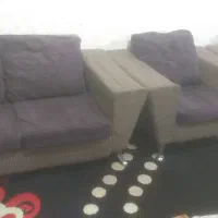 مبلمان ۴ نفره|مبلمان خانگی و میز عسلی|اهواز, منبع اب|دیوار