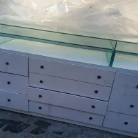 میزویترین مغازه ام دی اف|بوفه، ویترین، کنسول|گالیکش, |دیوار