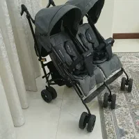 کالسکه دوقلو دلیجان در حد نو|کالسکه و لوازم جانبی|باقرشهر, |دیوار