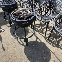 آتشدان و میز آتشدان طرح مبلمان باغی دوره ویداhahj9|مبلمان خانگی و میز عسلی|هشتگرد, طاووسیه|دیوار