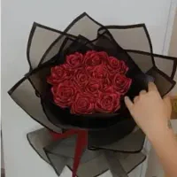 گل با روبان