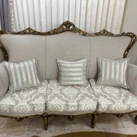 مبل استیل کلاسیک ۹ نفره درحد نو