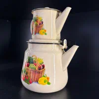 قوری کتری۳/۵ لیتری لعاب روس|قوری، کتری، قهوهساز دستی|هشتگرد, شهرک ولیعصر (مصلی)|دیوار