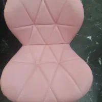 میز و صندلی پایه فلزی اسپایدری زین اسبی چرم|میز و صندلی غذاخوری|رشت, چله خانه|دیوار