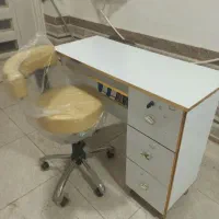 میز کار و صندلی چرخ دار چند حالته نو