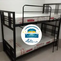 تخت خواب دو طبقه حاجی پور(تختخواب۲دوطبقه)تشک ملیکا|تخت و سرویس خواب|مشهد, حسین‌آباد|دیوار
