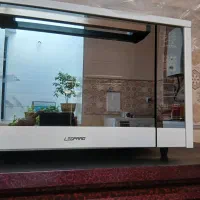 فروش آون توستر لئوپارد فن دار رنگ سفید