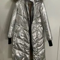 کاپشن نقره ای ترک  حراج