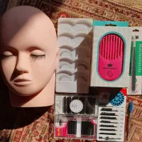 وسایل کاشت مژه در حد نو