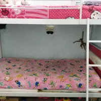 تخت دو طبقه تمام فلز  جدا شونده با تشک