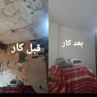 نقاشی و رنگ آمیزی ساختمان + سرامیک کاری|خدمات پیشه و مهارت|رشت, گلسار|دیوار