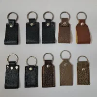 جاکلیدی چرم طبیعی