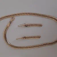 گردنبند و یک جفت گوشواره ست و دستبند|جواهرات|بیرجند, |دیوار