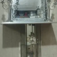 آینه‌وشمعدان‌کامل‌وسالم|بوفه، ویترین، کنسول|زاهدان, |دیوار