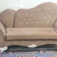 مبل استیل راحتی ومیز وسط بزرگ و۳ عدد جلومبلی|مبلمان خانگی و میز عسلی|کرج, پیشاهنگی|دیوار