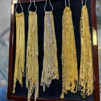 زنجیرهای میرو،طنابی،دیسکو و غیره سبک و سنگین|جواهرات|کاشان, بازار کاشان|دیوار