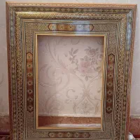 شکلات خوری تابلو خاتم قدیمی آینه فرش چراغ