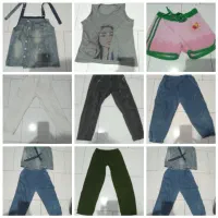 حراج ده دست لباس بچگانه همه باهم فقط صد