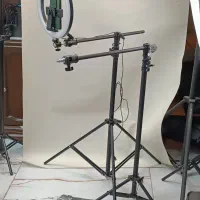 سه پایه تی موبایل با رینگ لایت مناسب تولید محتوا