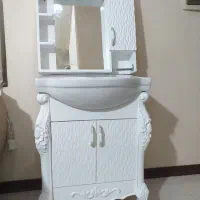 روشویی کابینتی ۶۵ سانتی با آینه باکس