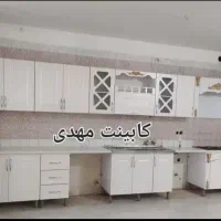 کابینت با دستگیره های فوق طلایی آماده کد ۶۱۷۱۹|مصالح و تجهیزات ساختمان|خمام, |دیوار