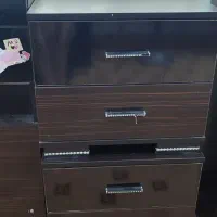 تختخواب دو نفره بهمراه میز توالت و پا تختی|تخت و سرویس خواب|رامهرمز, |دیوار