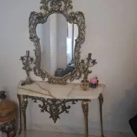 آیینه شمعدان برنز