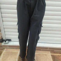 شلوارکارگو زغالی