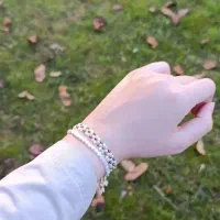 دستبند مهره ای طرح گل|جواهرات|تهران, خلیج فارس|دیوار