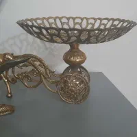 میوه خوری وزن سنگین و مجسمه عقاب برنجی