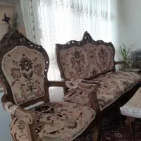مبل سلطنتی چوبی ۷نفری
