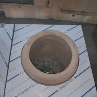 تنورگلی استیل متحرک چرخدار تنور گلی / تنورگازی|اجاق گاز و لوازم برقی پخت‌وپز|اصفهان, رهنان|دیوار