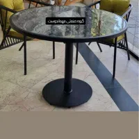 میز و صندلی صدفی فلزی رستورانی نهارخوری پلاستیکی|میز و صندلی غذاخوری|مشهد, عامل|دیوار