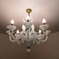 لوستر ۸ شاخه یخی