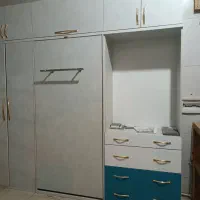 کمد .میز تحریر و تخت کمجا