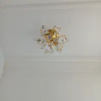 لوستر کاملاً سالم و تمیز بدون هیچ مشکلی|لوستر و چراغ آویز|سرخه, |دیوار