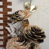 گل کنار سالن|گل مصنوعی|رفسنجان, |دیوار